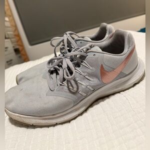 Nike Women’s Grey and Rose Gold Running Shoes
